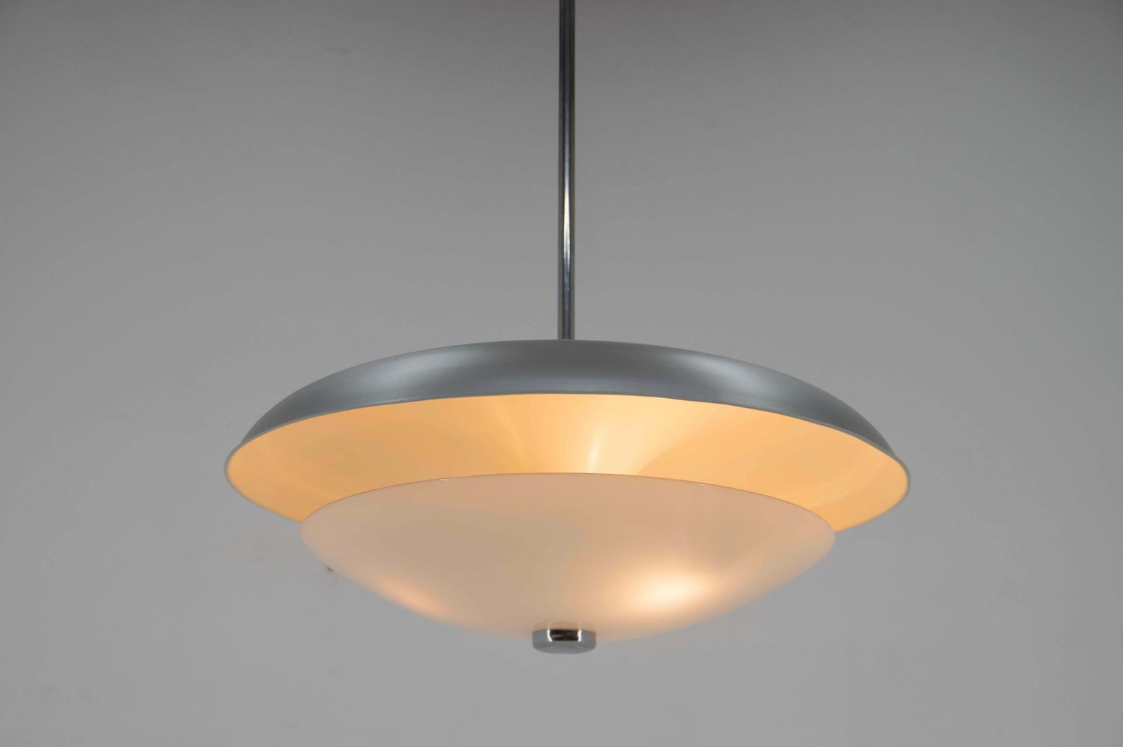 Bauhaus Chandelier By Ias, 1930s, Restored photo vintage