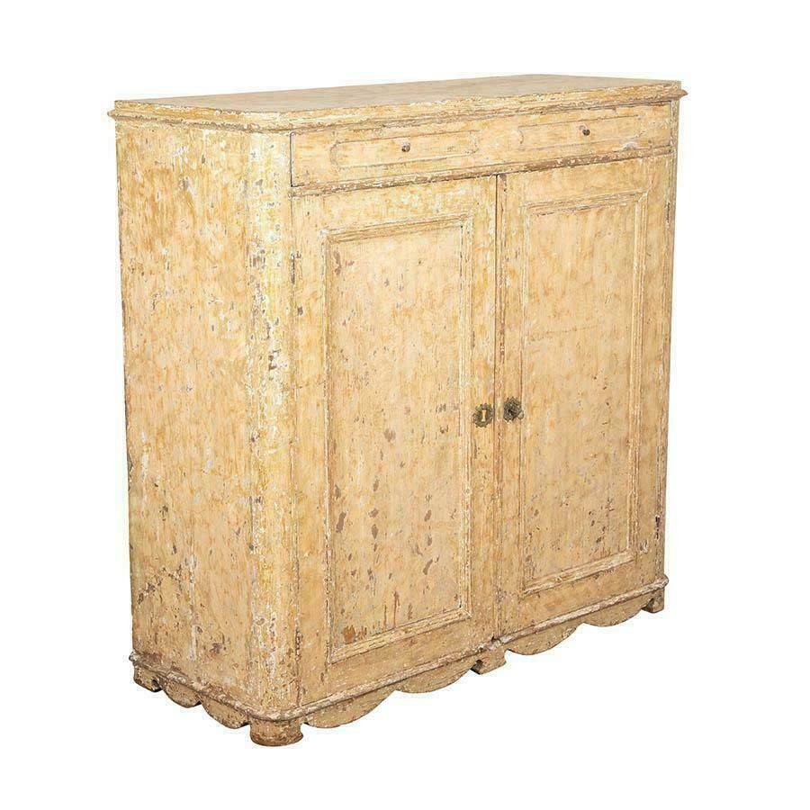 19th Century Folk Art Swedish Buffet photo furniture
