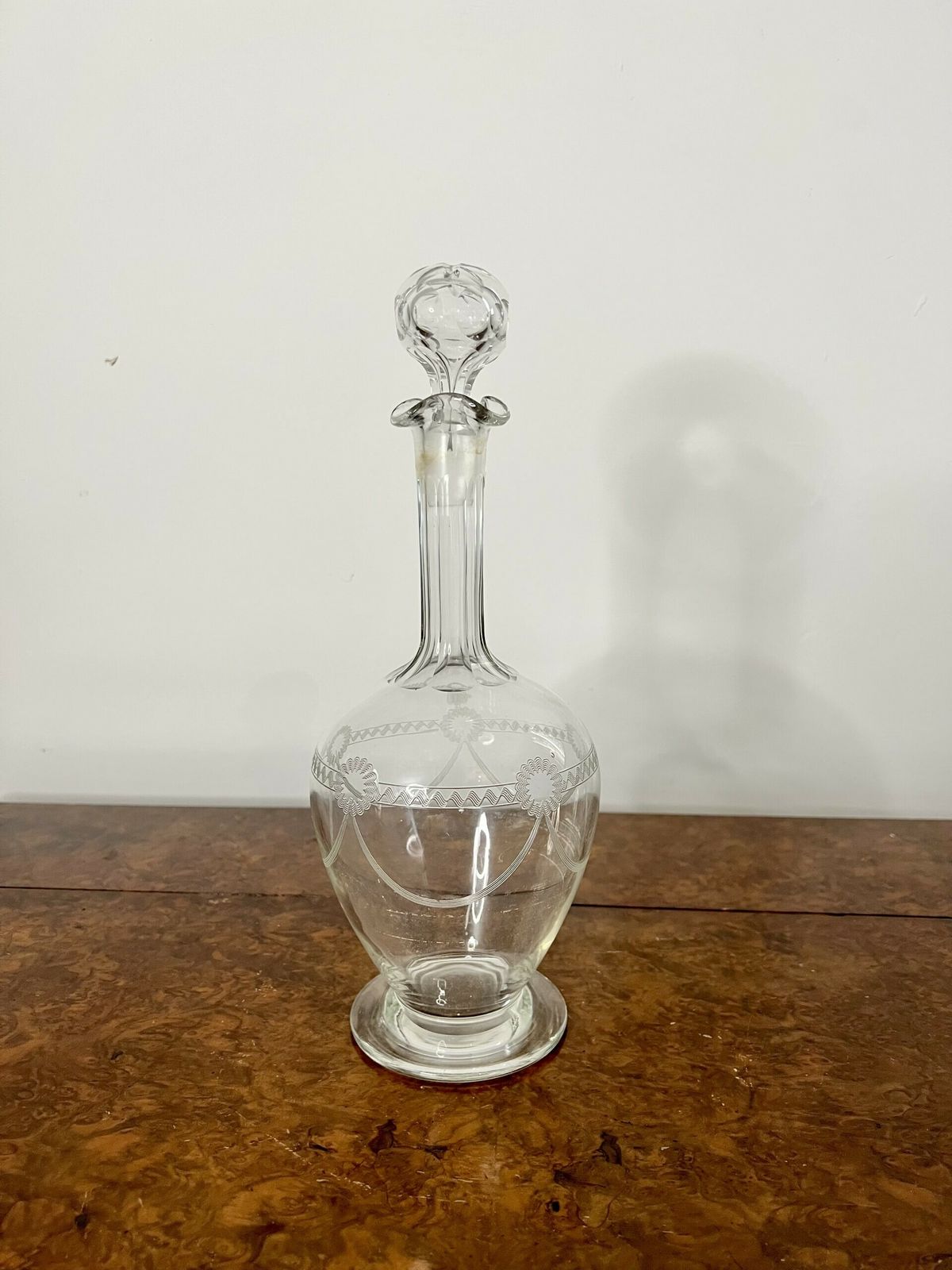 Fine Quality Victorian Glass Decanter