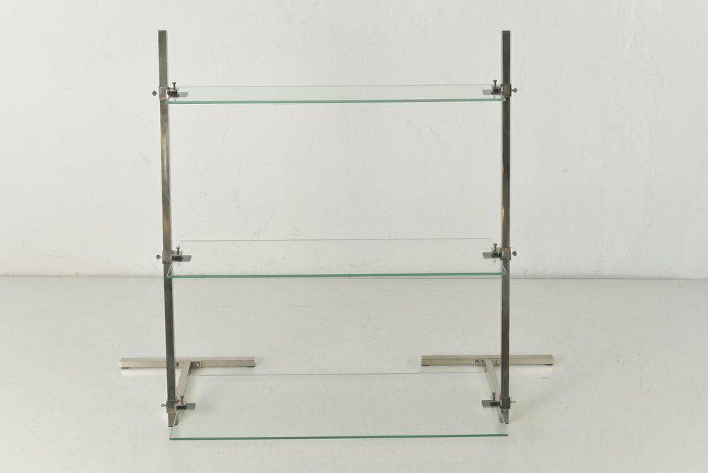 German Decoration Shelf In Steel Tube And Glass, 1930 photo buy