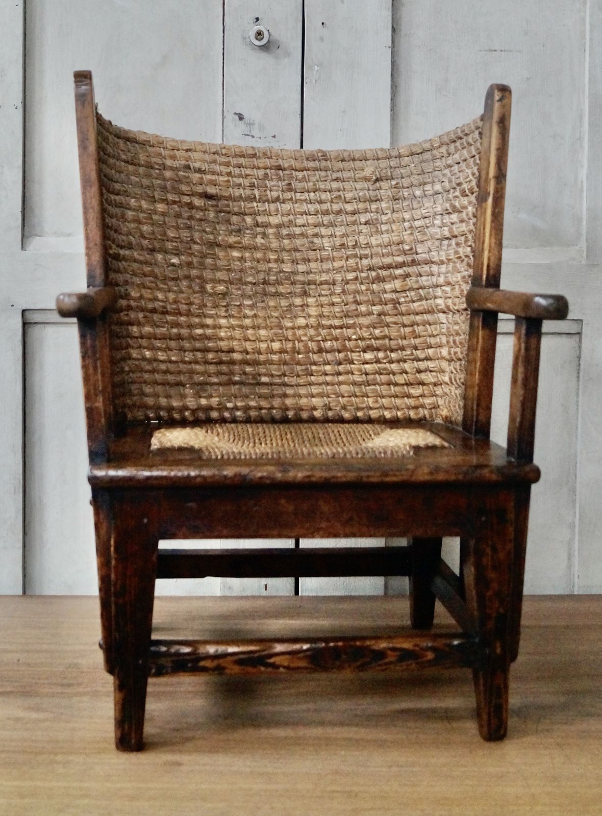 Child’s Scottish Orkney Chair, 1800s photo furniture