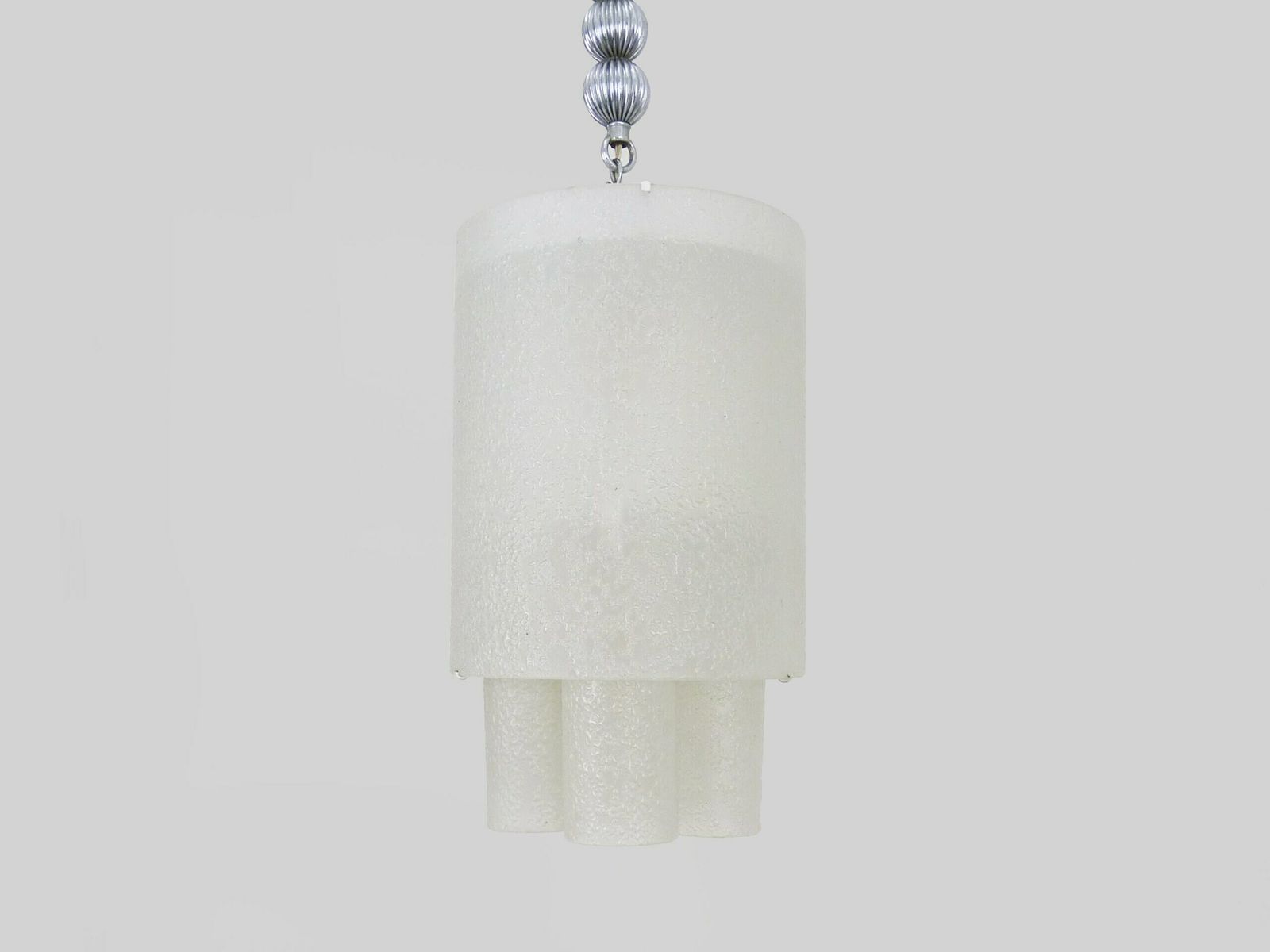 Lustre à tubes en verre de Murano par Doria Leuchten, années 60 photo Luminaires