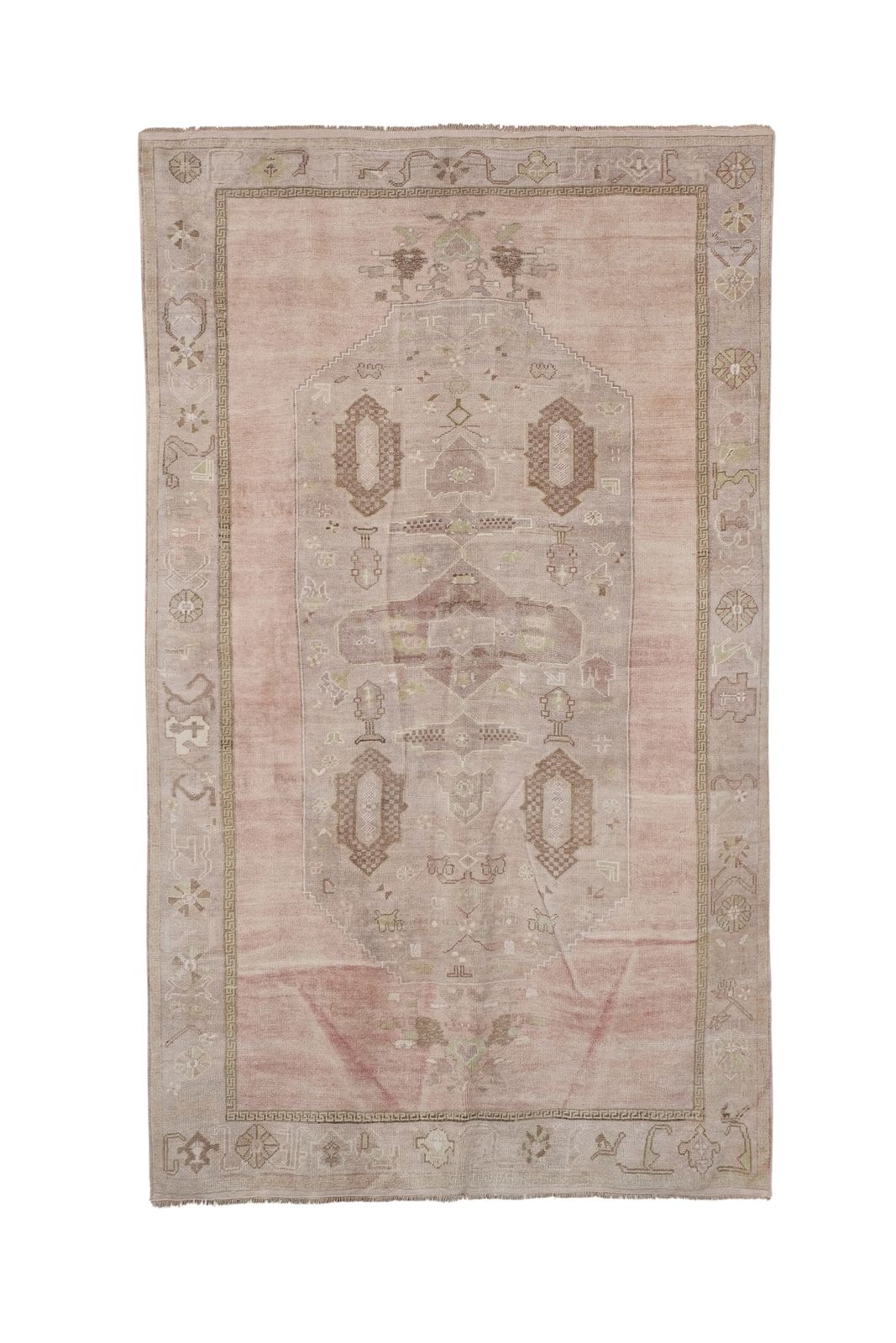 1970s Central Anatolian Karapinar Rug 5'7" X 9'5"