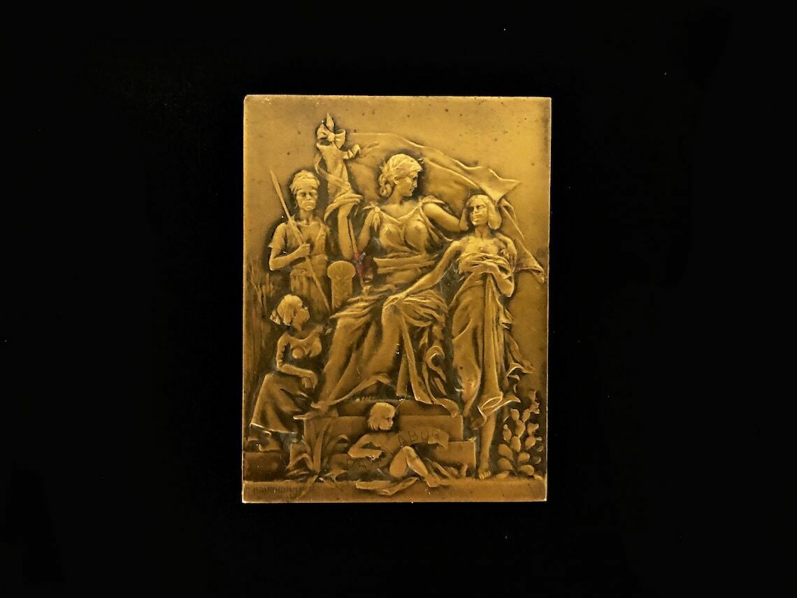Pax Labor Medal (Peace Work) In Bronze By G.Prudhomm