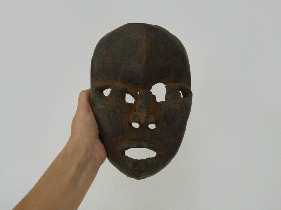 Kran Mask From Ivory Coast. African Tribal Art. Primitive Art photo Art