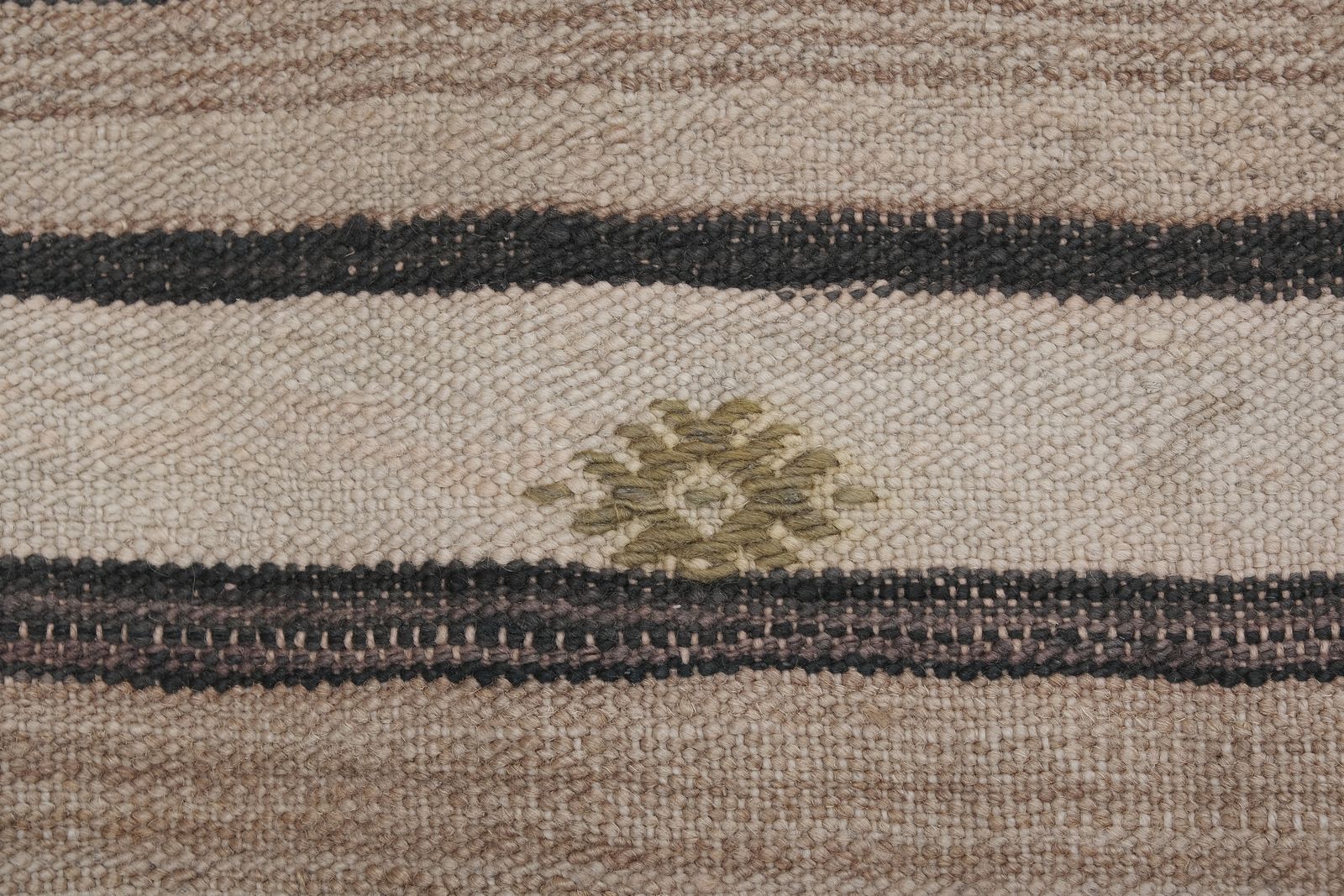 Soft Natural Color Hallway Kilim Runner Rug 3'7'' X 9'3'' photo vinterior