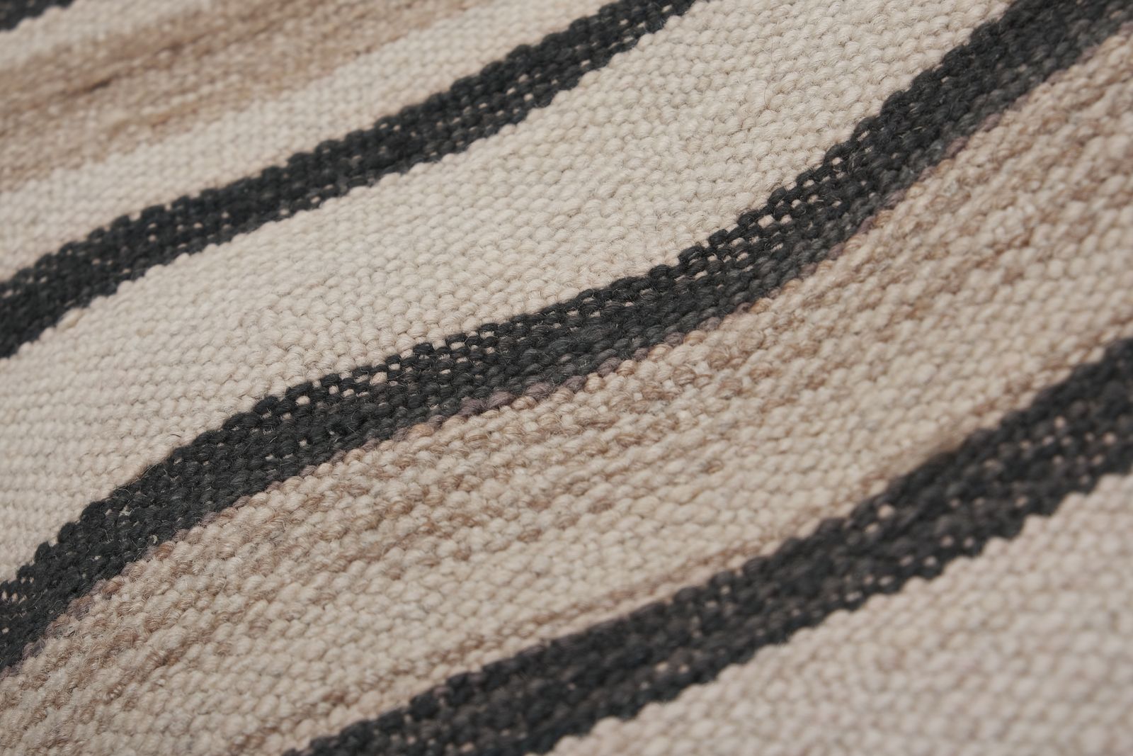 Textiles Soft Natural Color Hallway Kilim Runner Rug 3'7'' X 9'3'' photo