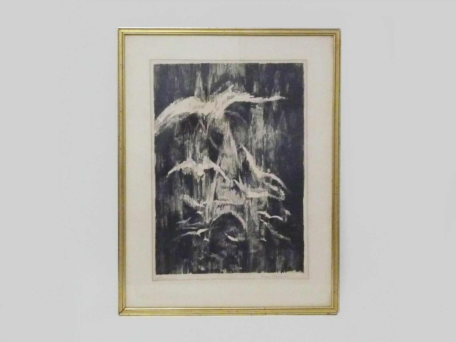 Lithographie originale par Jean Bréant, Cathédrale de Rouen, signée et numérotée 198/200. 1922 1984