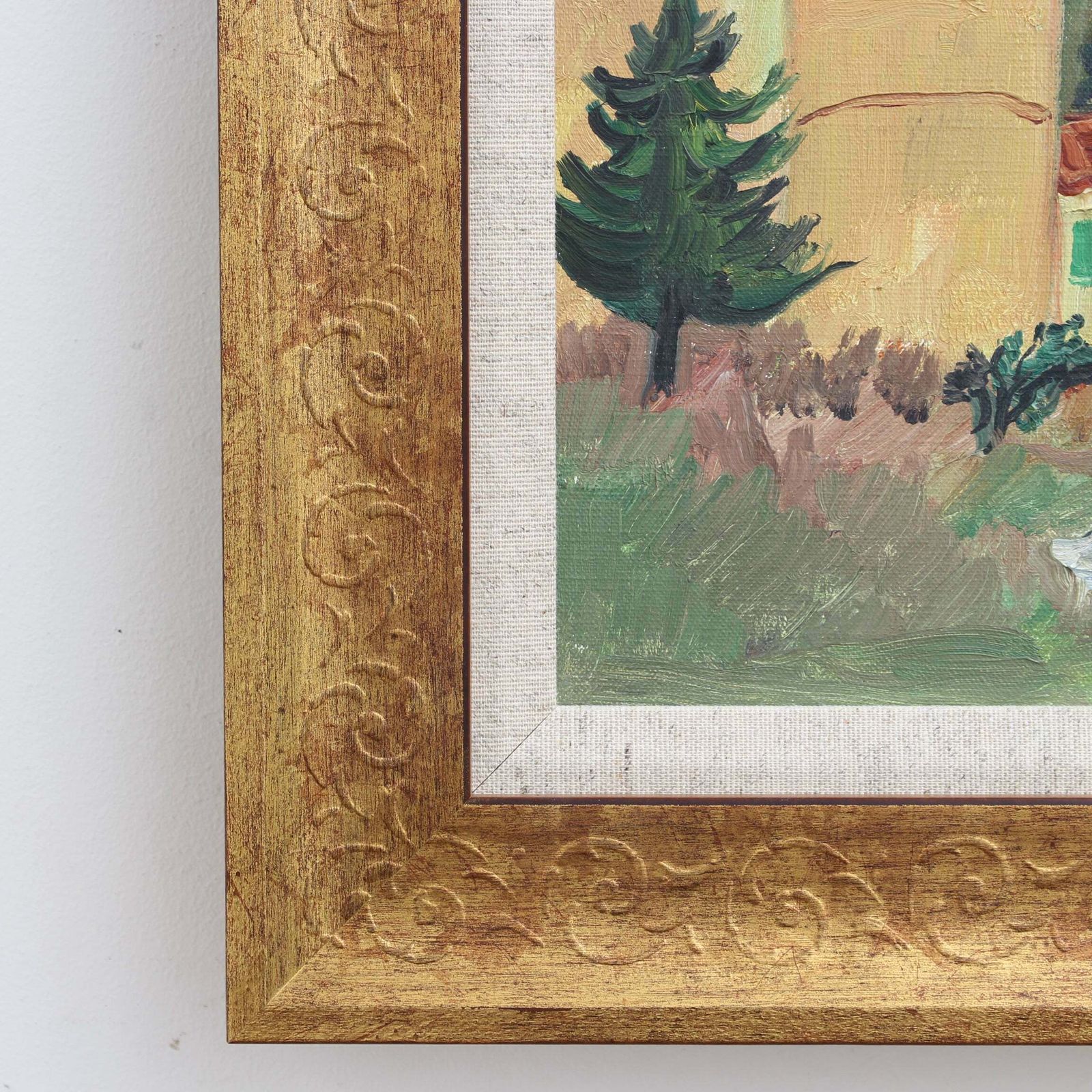 photo furniture 'Mont Sainte Victoire' By Yves Brayer (Circa 1960s)