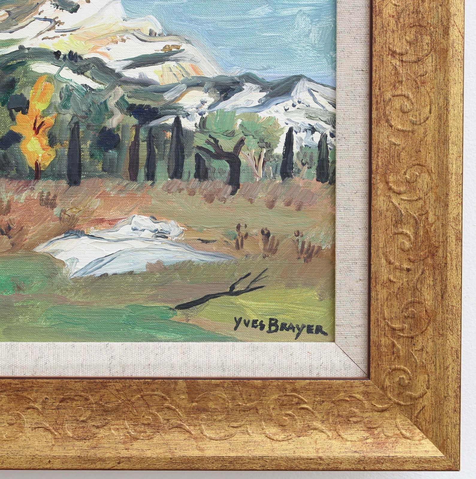 4600.0 'Mont Sainte Victoire' By Yves Brayer (Circa 1960s) photo