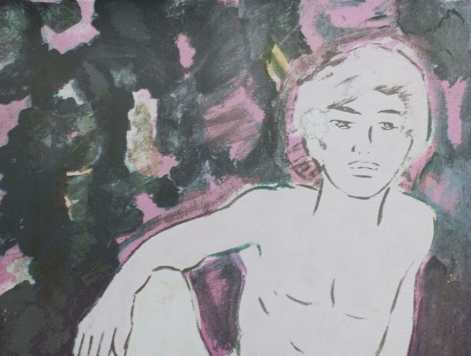 'Balinese Boy' By Arie Smit   Original Signed Lithograph (Circa 1980s) 75/99 photo buy