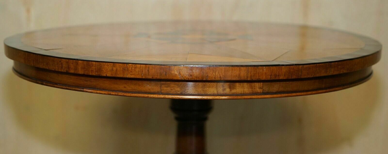 Sublime Fully Restored Circa 1840 Antique Specimaine Wood Occasional Side Table photo Furniture