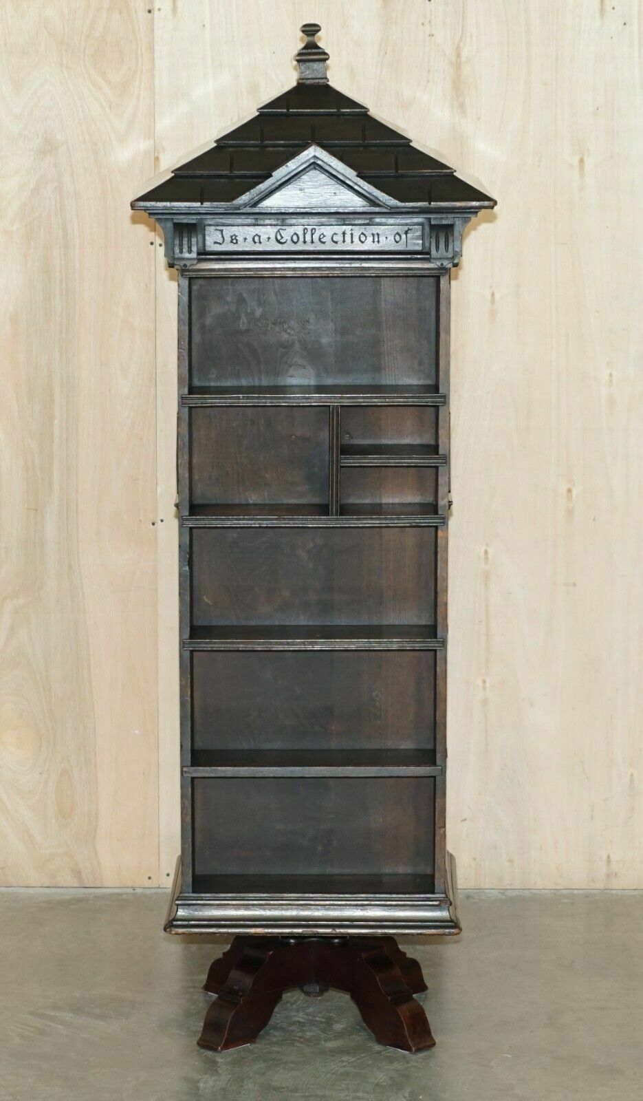 photo buy Unique Original Antique Seymour Easton 1859 1916 Tabard Inn Revolving Bookcase