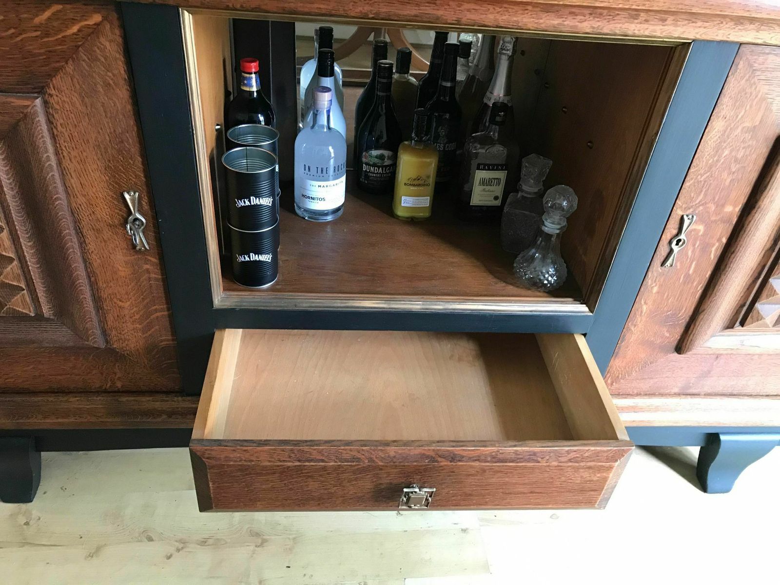 Superb 1940s French Art Deco Early 20th Century Sideboard photo for sale