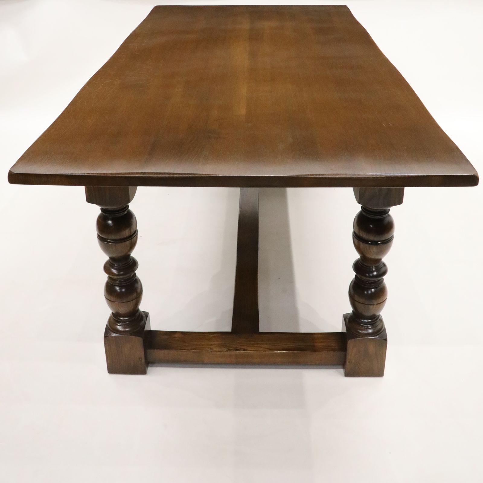 Reproduction Large Solid Oak Dining Table 6ft X 3ft Reprodux Free Uk Delivery photo furniture