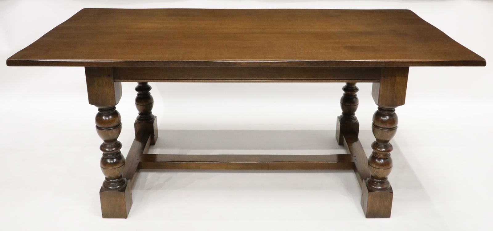 Reproduction Large Solid Oak Dining Table 6ft X 3ft Reprodux Free Uk Delivery photo for sale