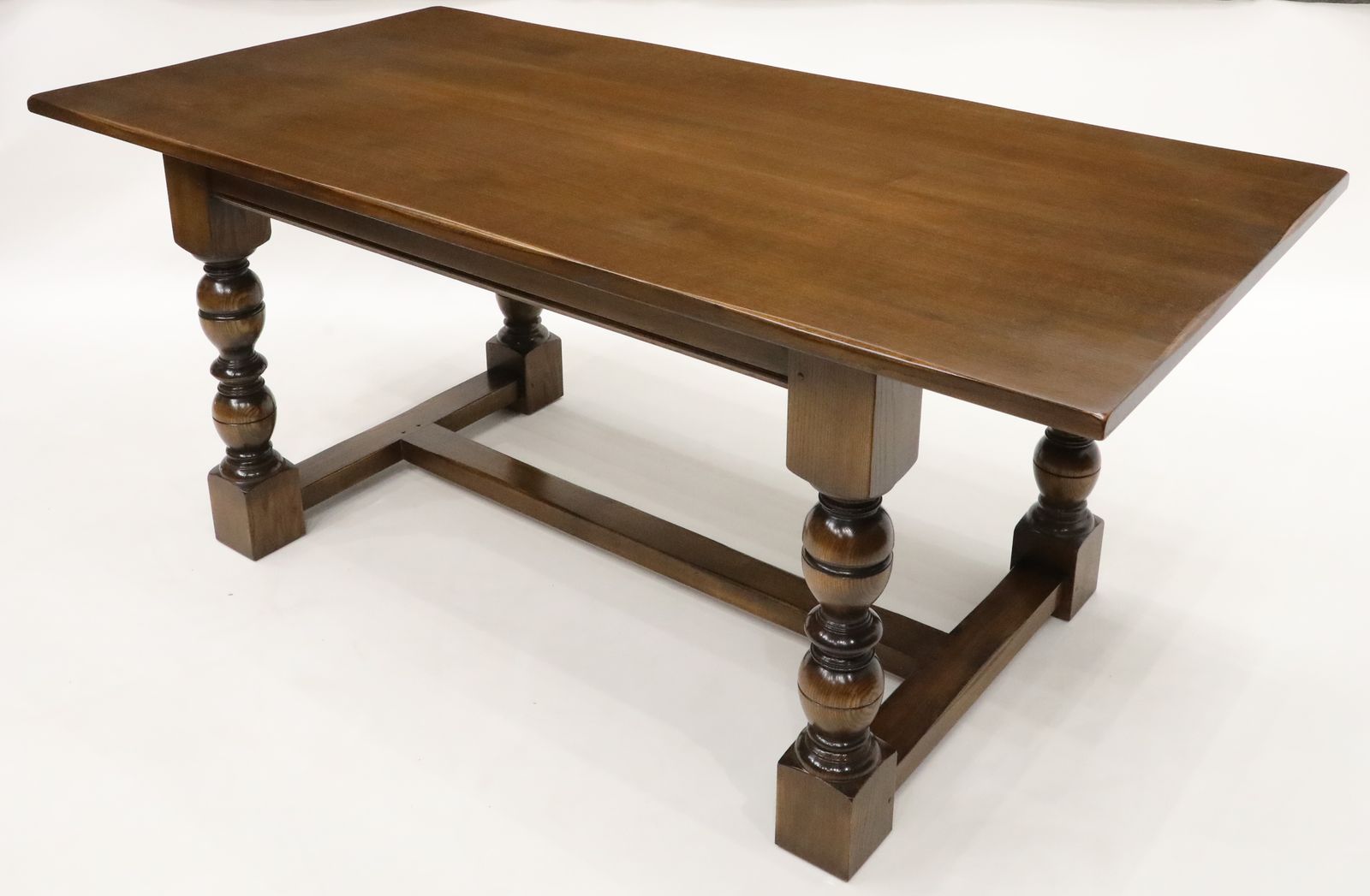 Reproduction Large Solid Oak Dining Table 6ft X 3ft Reprodux Free Uk Delivery photo 1167.0