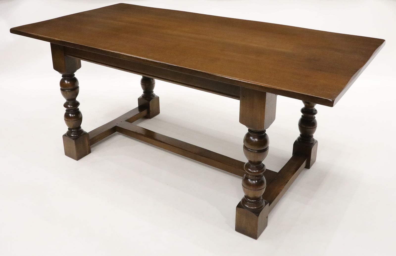 photo for sale Reproduction Large Solid Oak Dining Table 6ft X 3ft Reprodux Free Uk Delivery
