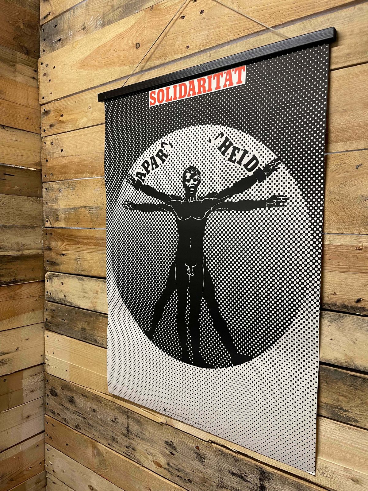 Ultra Rare 1980s Ddr Solidarity Anti Apartheid Poster By Helmut Wengler photo vinterior