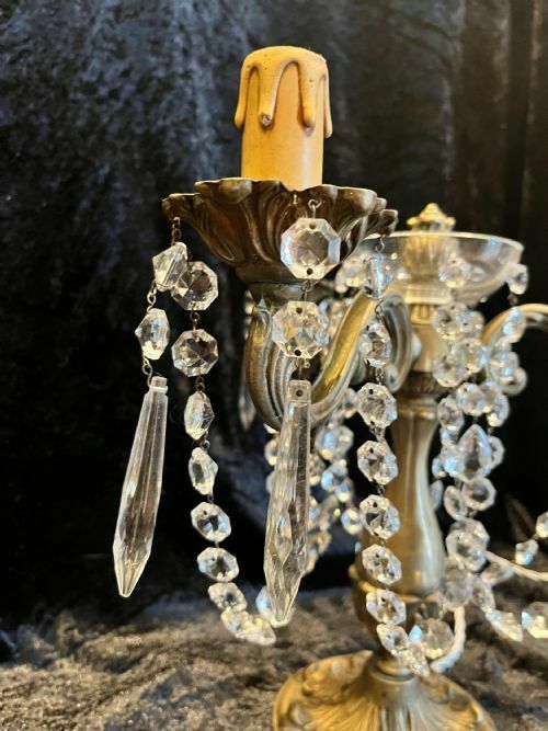 Lighting A Pair Of Three Light French Antique Lamps photo