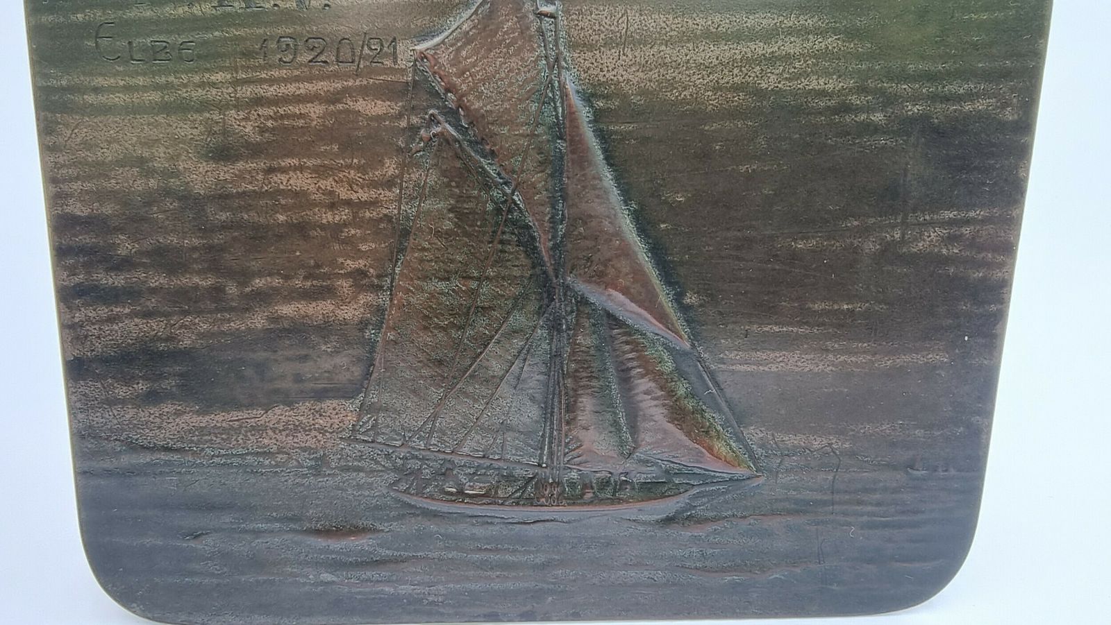 575.0 A Rare Early Competitive Sailing Presentation Box Which Is Of Nautical Interest And Made By W.M.F. photo
