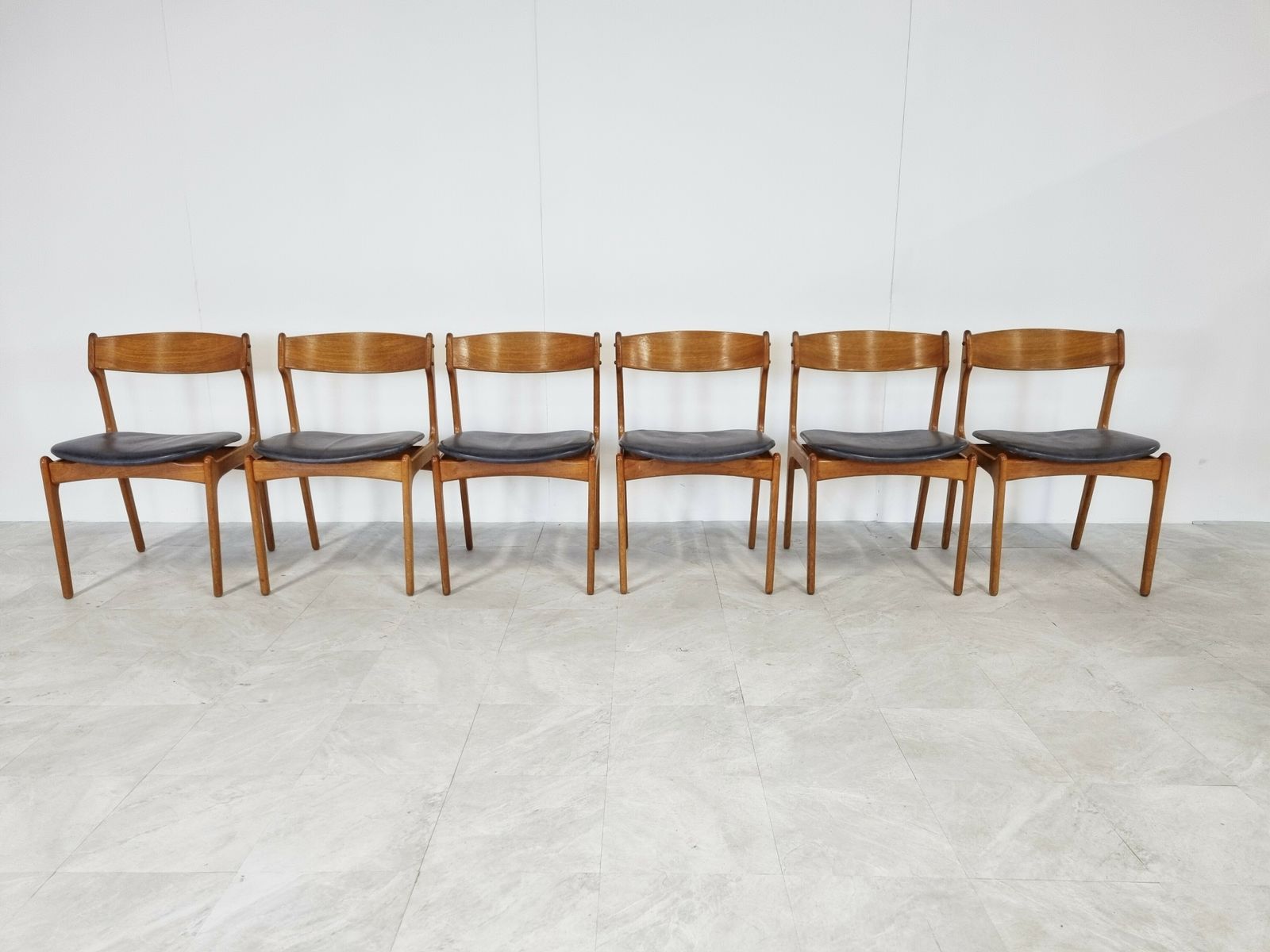 Mid Century Dining Chairs By Erik Buch For Od Mobler, 1960s photo furniture