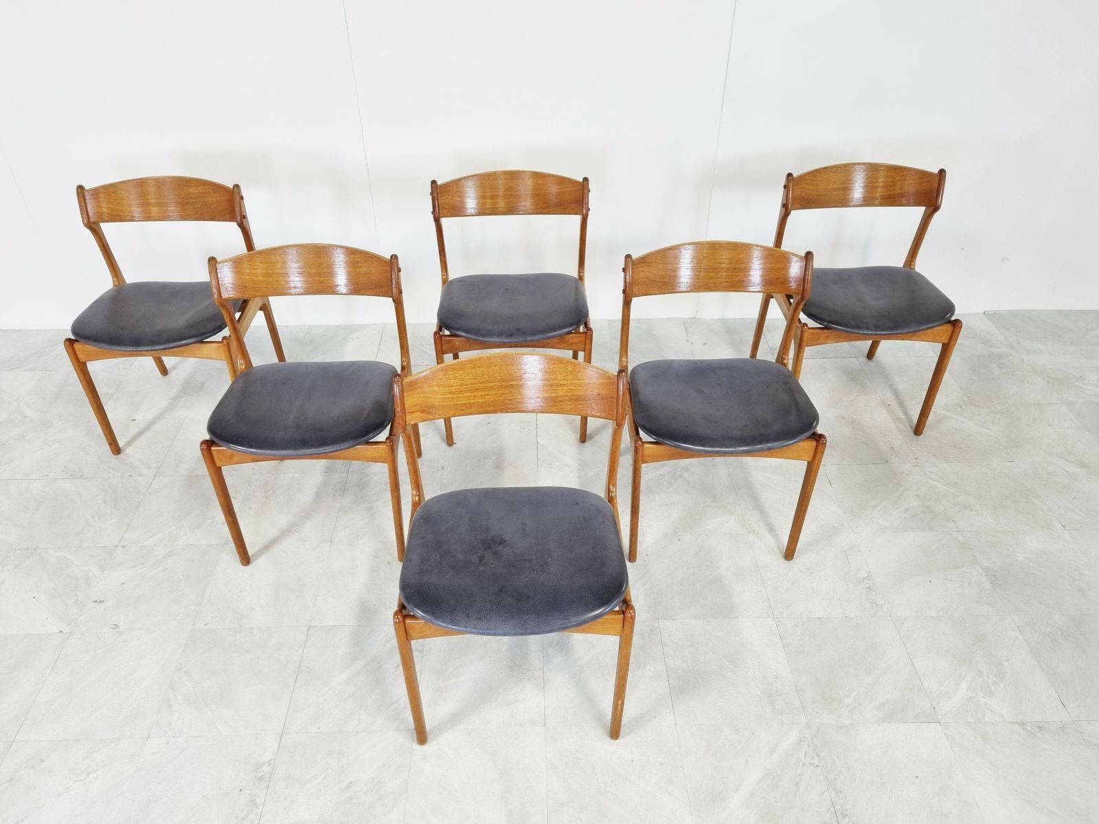 Mid Century Dining Chairs By Erik Buch For Od Mobler, 1960s photo Furniture