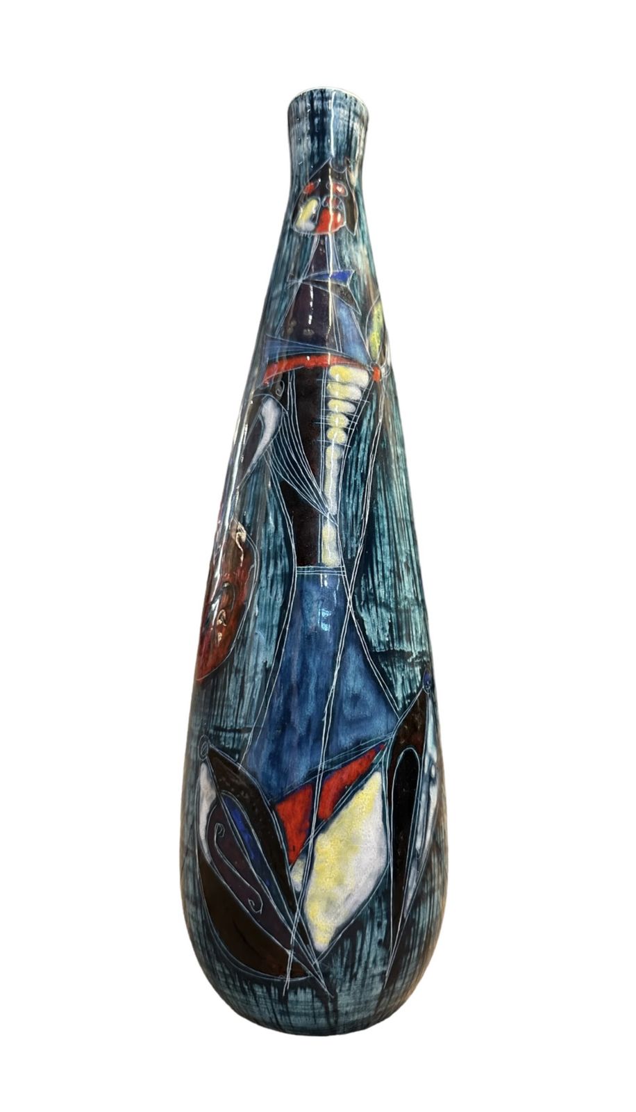 Midcentury Bottle Vase By Marcello Fantoni photo buy