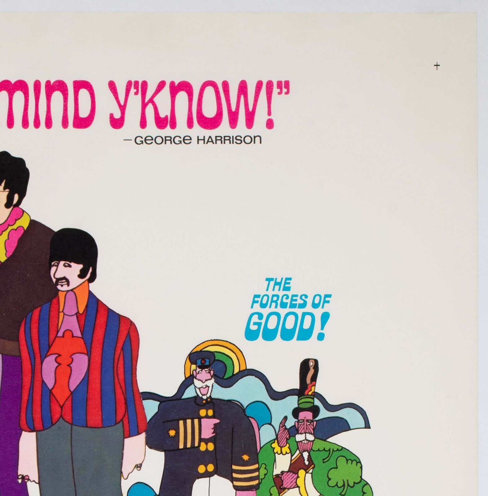 Yellow Submarine The Beatles 1968 Us 1 Sheet Film Poster, Heinz Edelmann photo Art