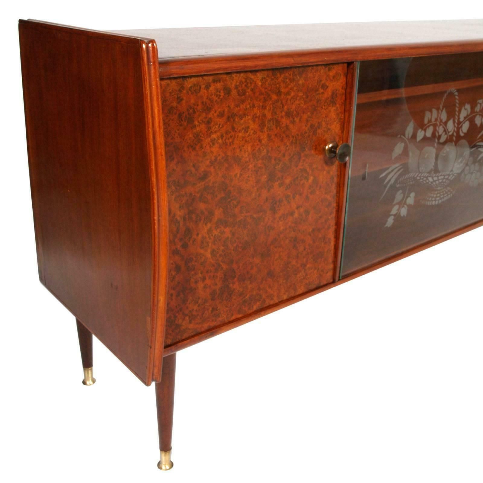 Midcentury Cabinet Art Deco From Lissone, Made In Milan, Gio Ponti Style photo Furniture
