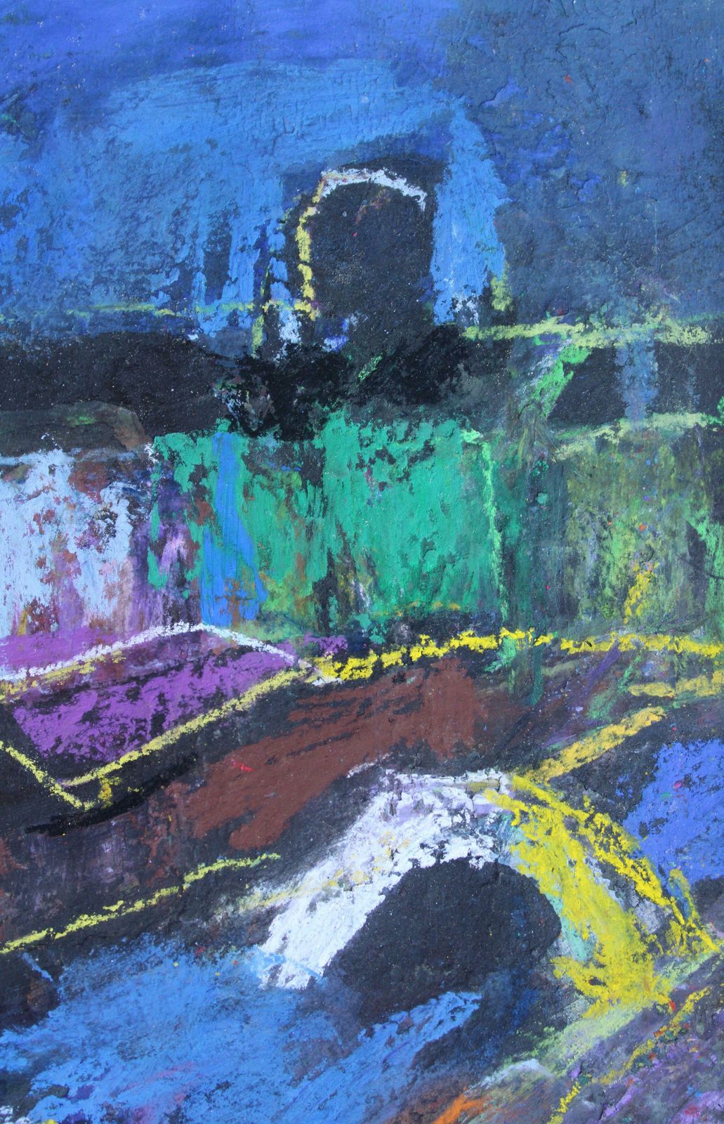 Georgs Barkans Travel Notes 2007. Paper, Pastel, 24x22 Cm photo furniture