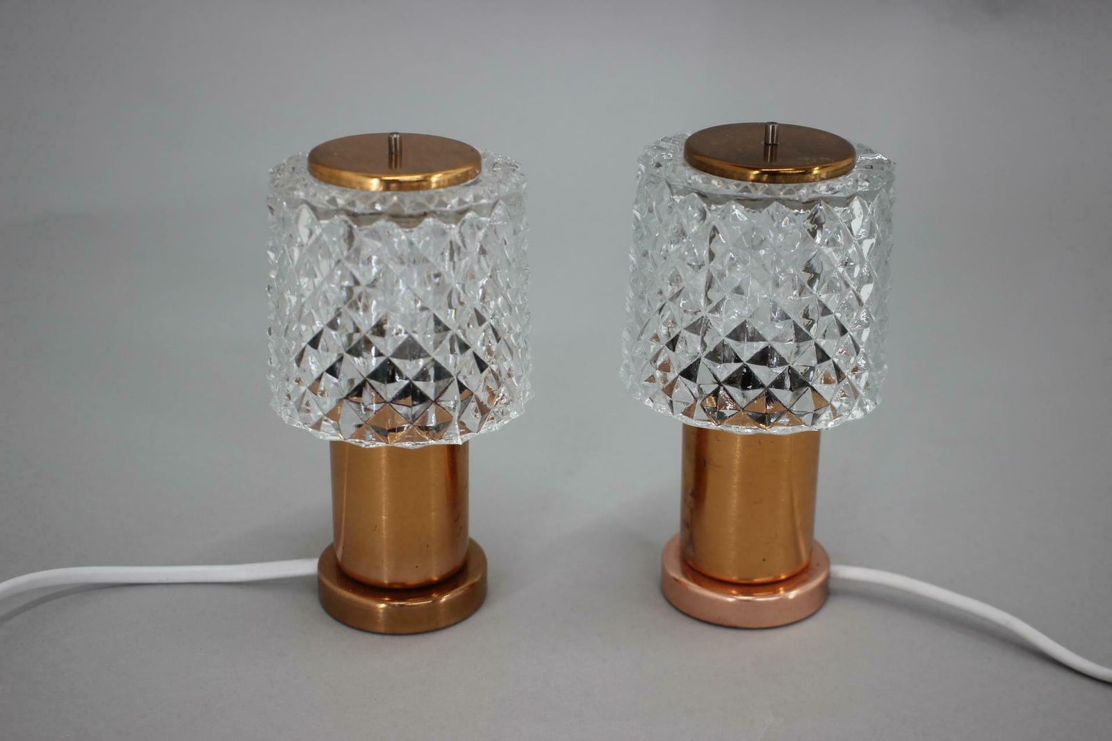 Pair Of Table Lamps In Copper By Kamenicky Senov, Czechoslovakia photo furniture