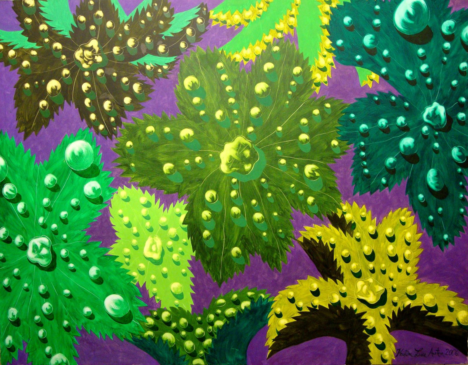 Kristine Luize Avotina Warm Night Light. 2006, Oil On Canvas