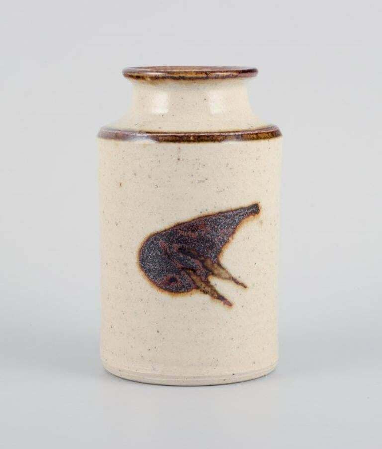 Niels Oluf Thorkelin Eriksen, Denmark. Two Vases With Abstract Motifs, 1970s photo furniture