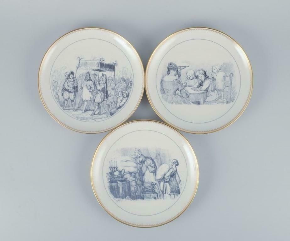 Bing & Grøndahl, A Set Of Eleven Porcelain Plates With H. C. Andersen Motifs. photo furniture