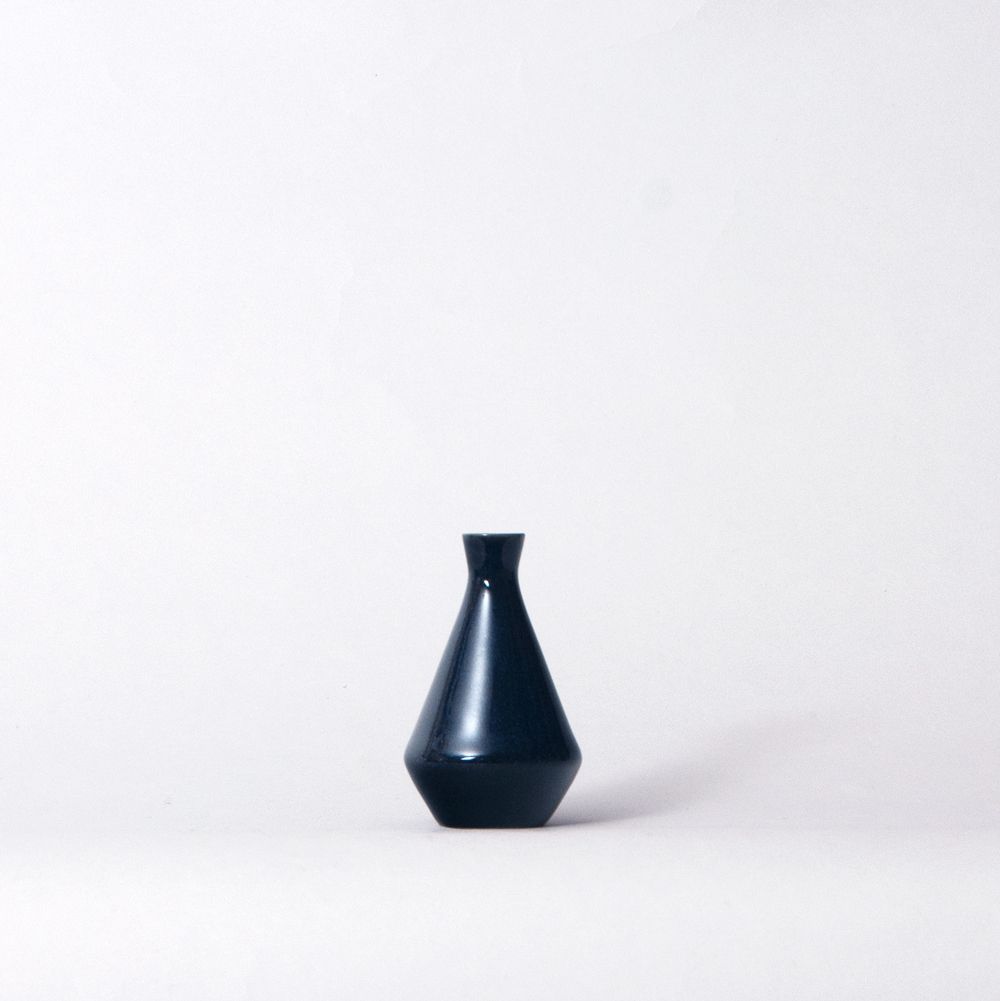 Bertil Lundgren Blue Miniature Vase