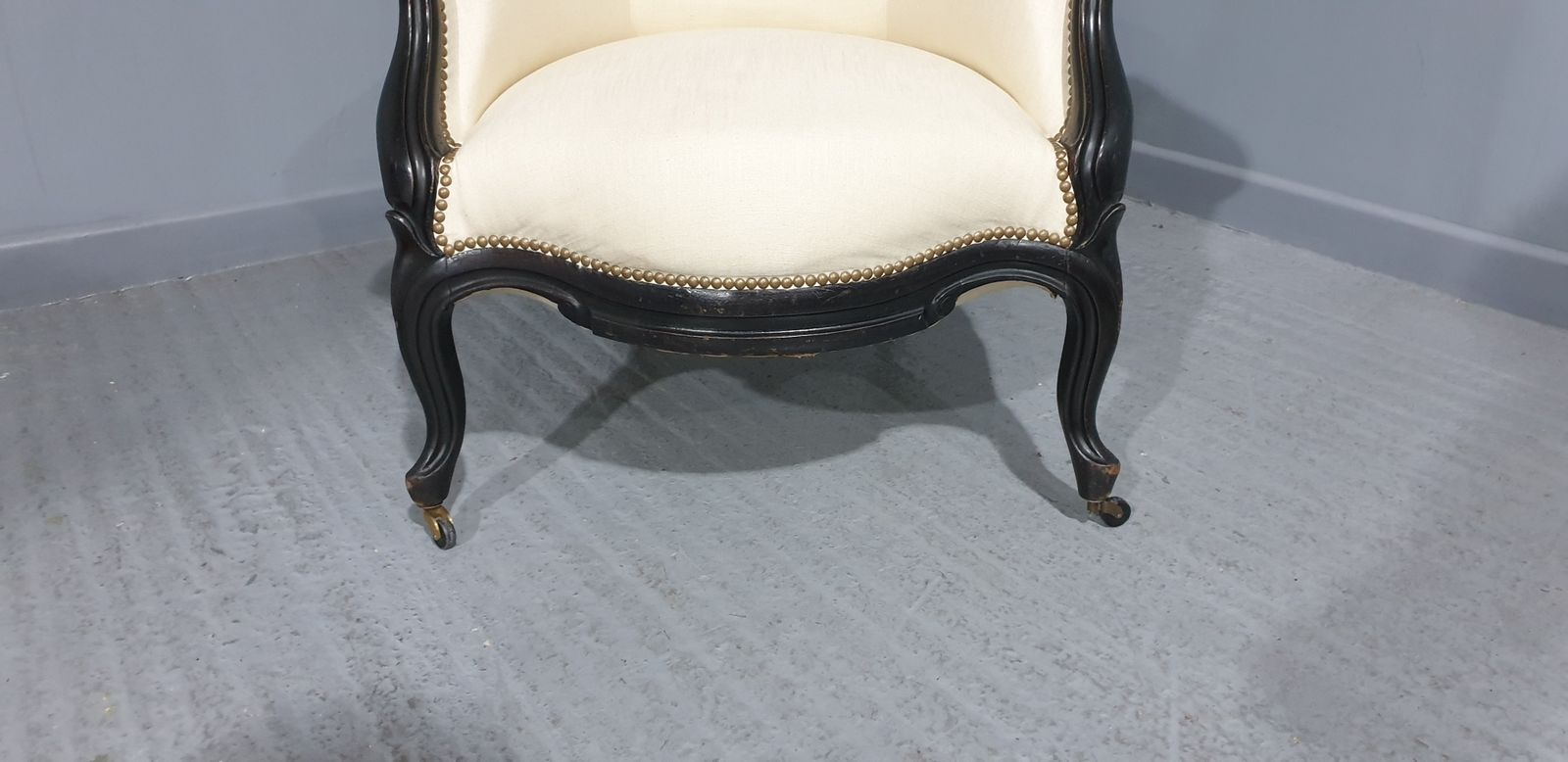 795.0 Superb Victorian Ebonsied Armchair photo