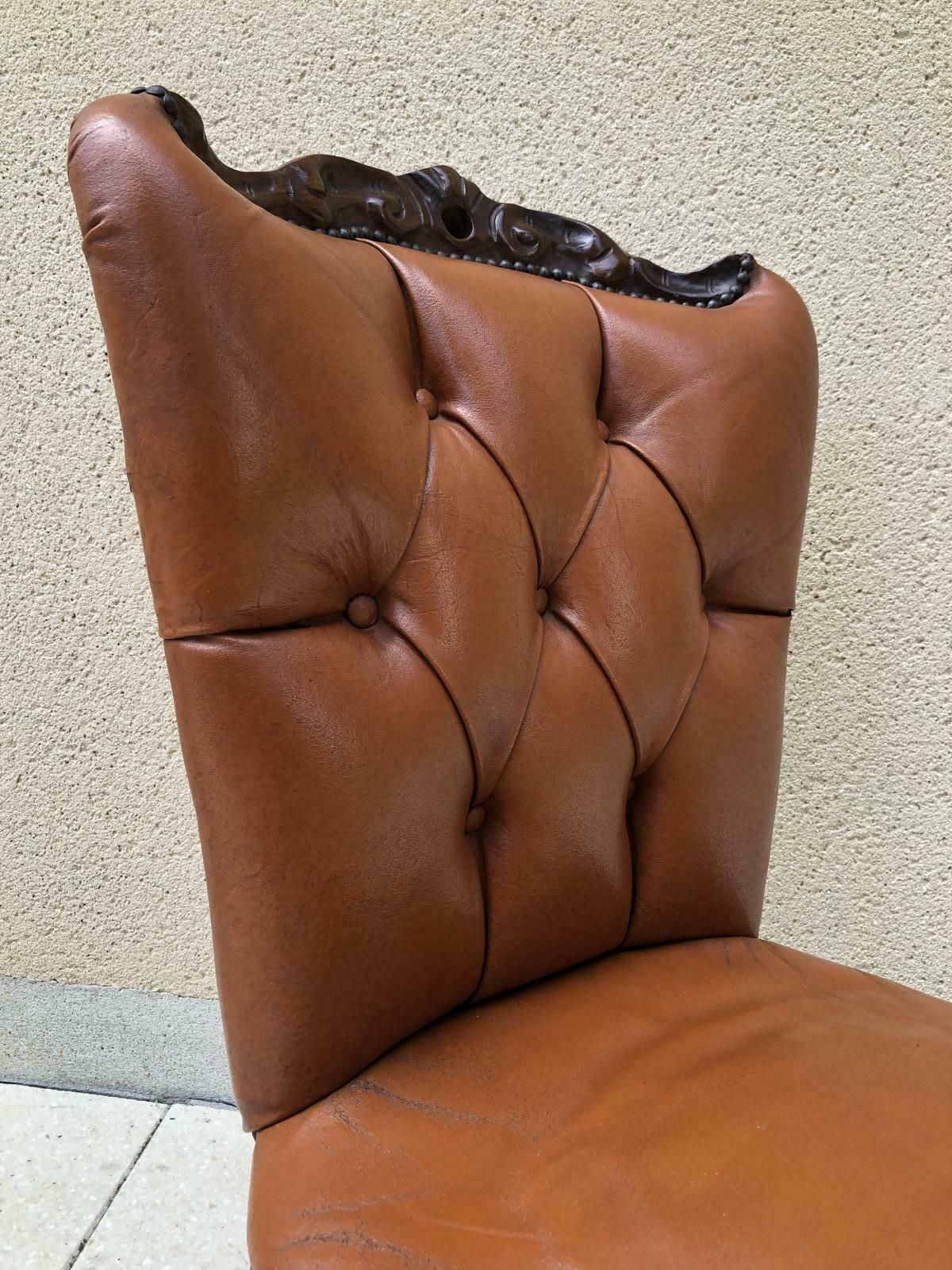 245.0 French Pair Of Low Bedroom Parlour Chairs Occasional Chairs photo