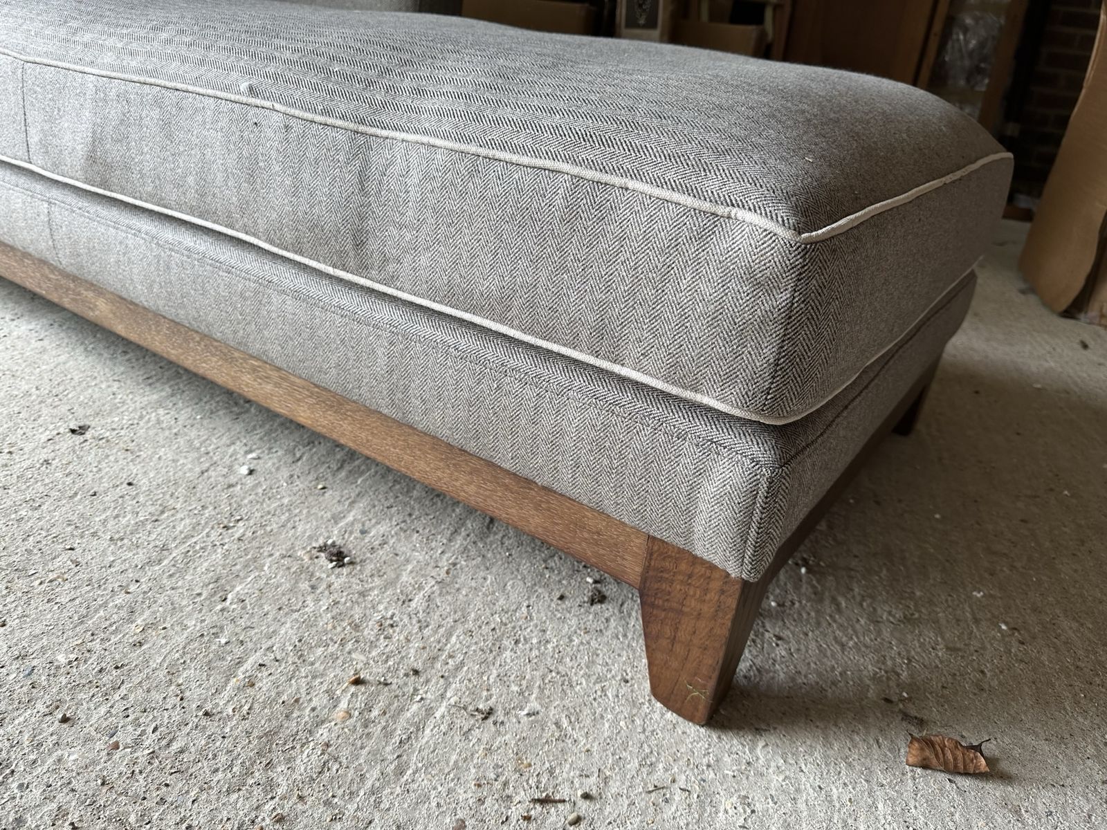 Contemporary Mid Century Style Chaise Longue photo for sale