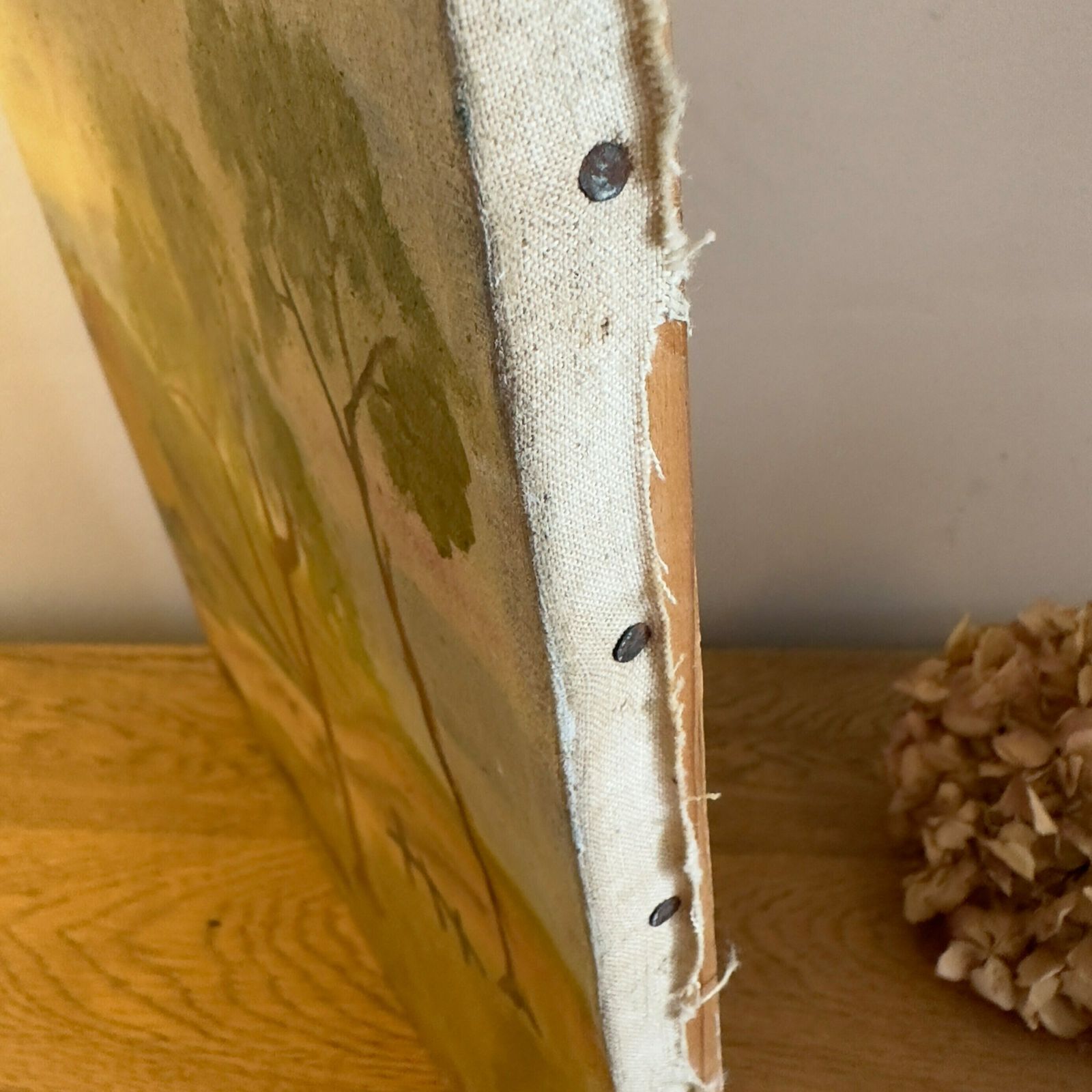 French Vintage Watercolour Canvas photo vinterior