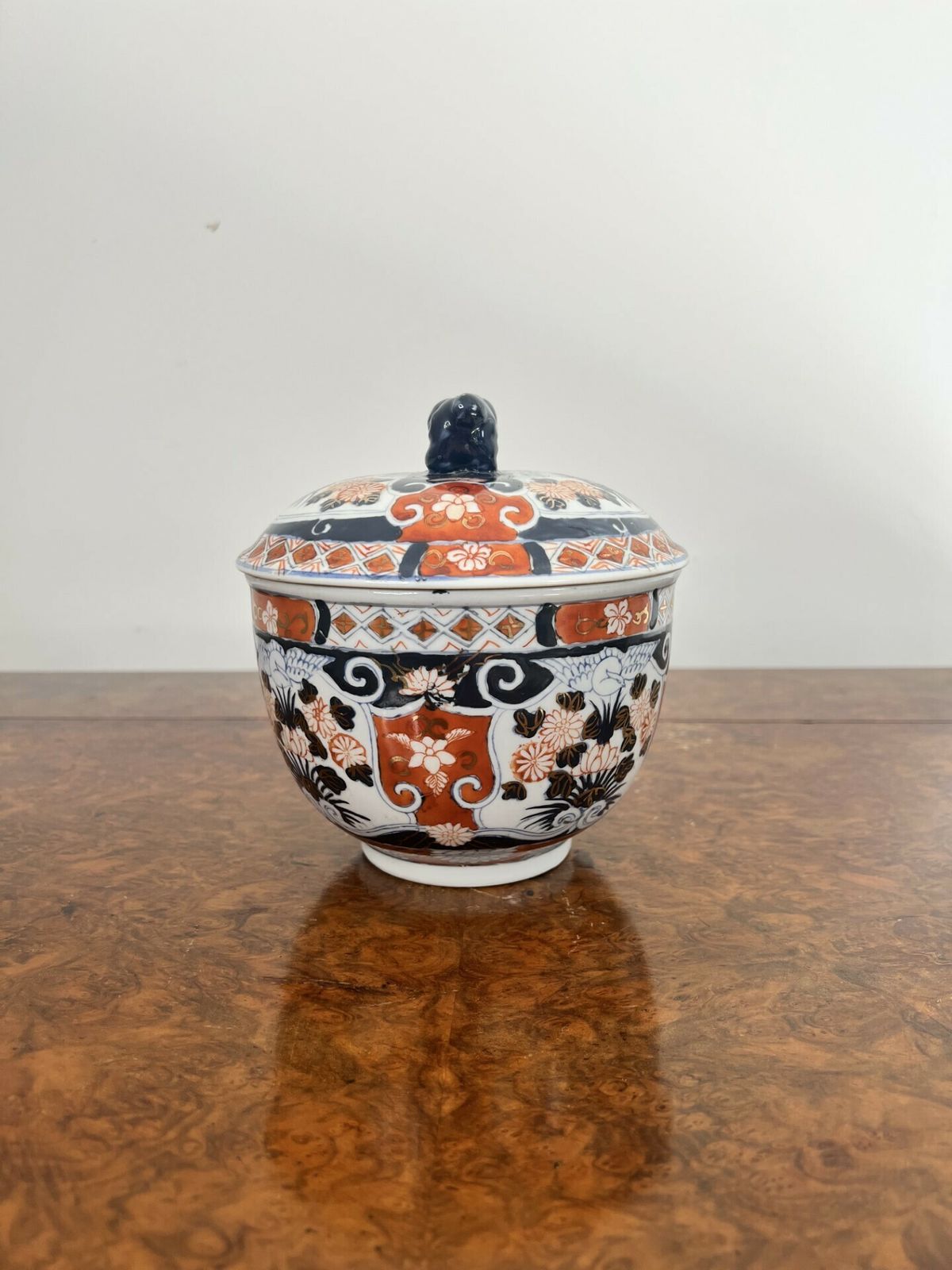 Quality Antique Japanese Imari Lidded Jar