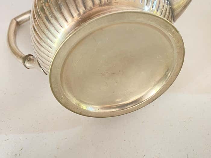 England Silvered Metal 5 Pieces Of Coffee Tea Service Silver Color 20th Century photo furniture