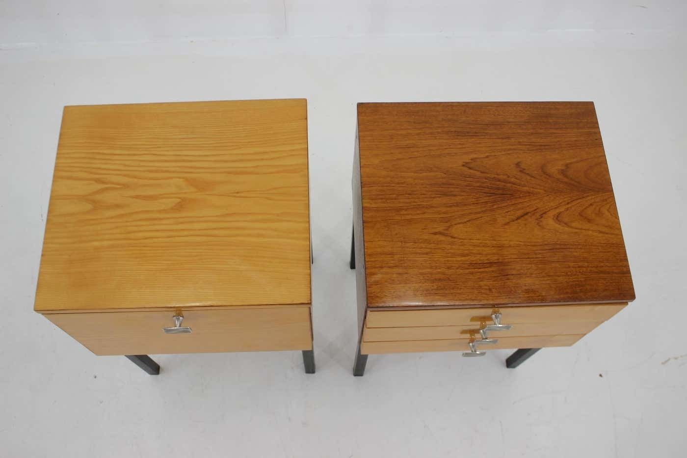 1970s Pair Of Bedside Tables By Up Zavody, Czechoslovakia photo for sale