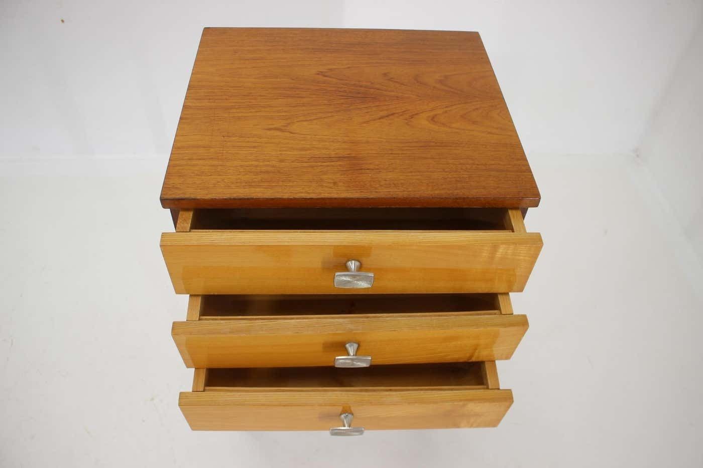 Furniture 1970s Pair Of Bedside Tables By Up Zavody, Czechoslovakia photo