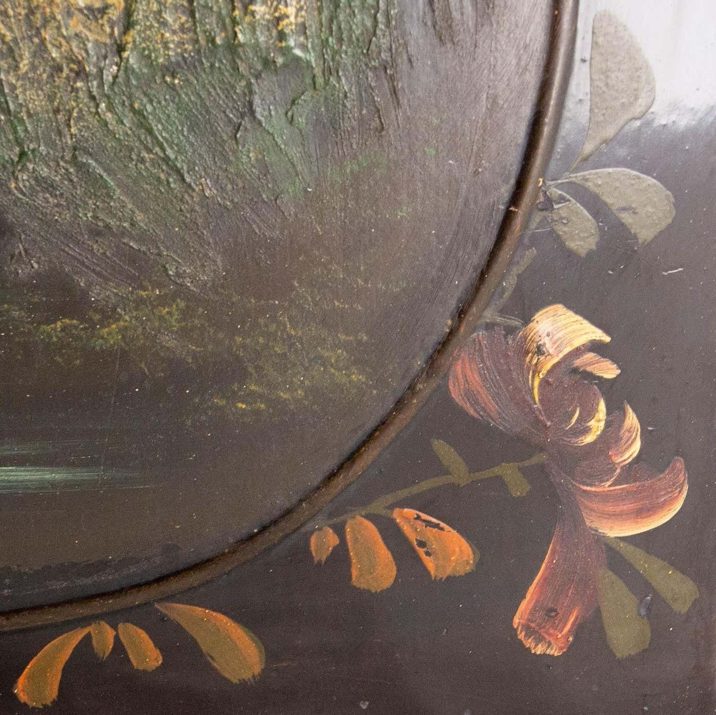 photo for sale Japonese Pair Of Painted And Lacquered Wood Panels, Mid 19th Century