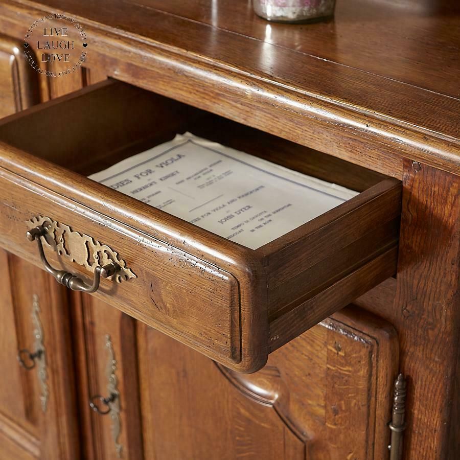 Vintage French Solid Oak Handmade Dresser photo buy
