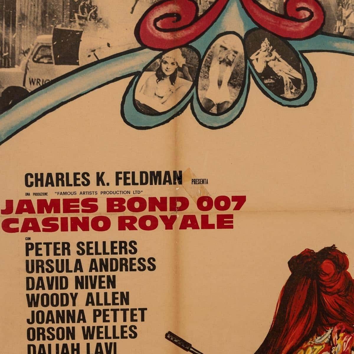 A Framed Original James Bond 007 'Casino Royale' Film Poster, C.1967 photo buy