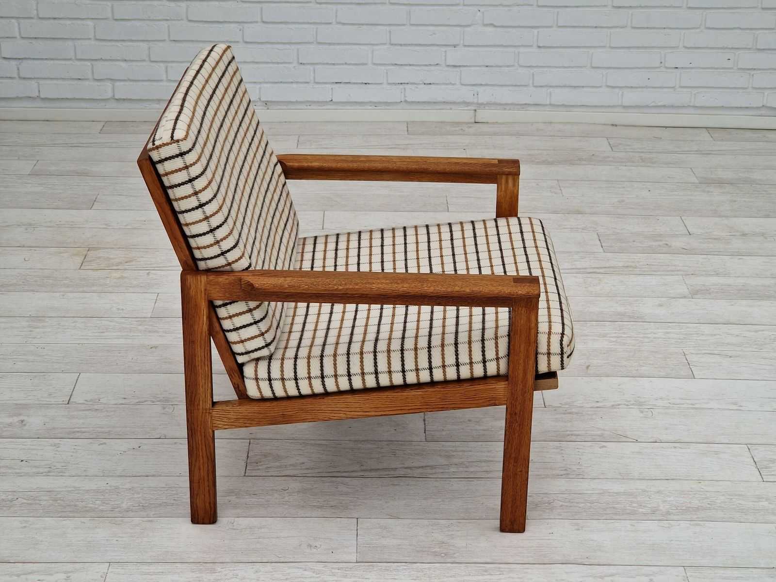 1970s, Danish Design By Illum Wikkelsø, Model Capella For Eliersen Møbler, Oak Wood. photo vintage