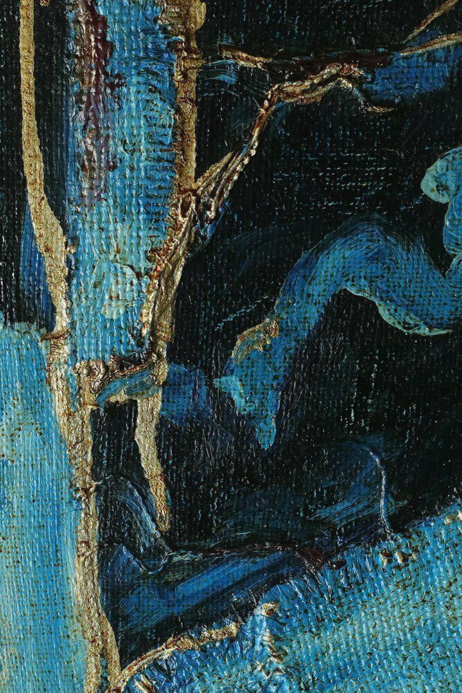 Roald Ditmer, Abstract Composition, Oil On Canvas Diptych, 1980s, Framed, Set Of 2 photo Art