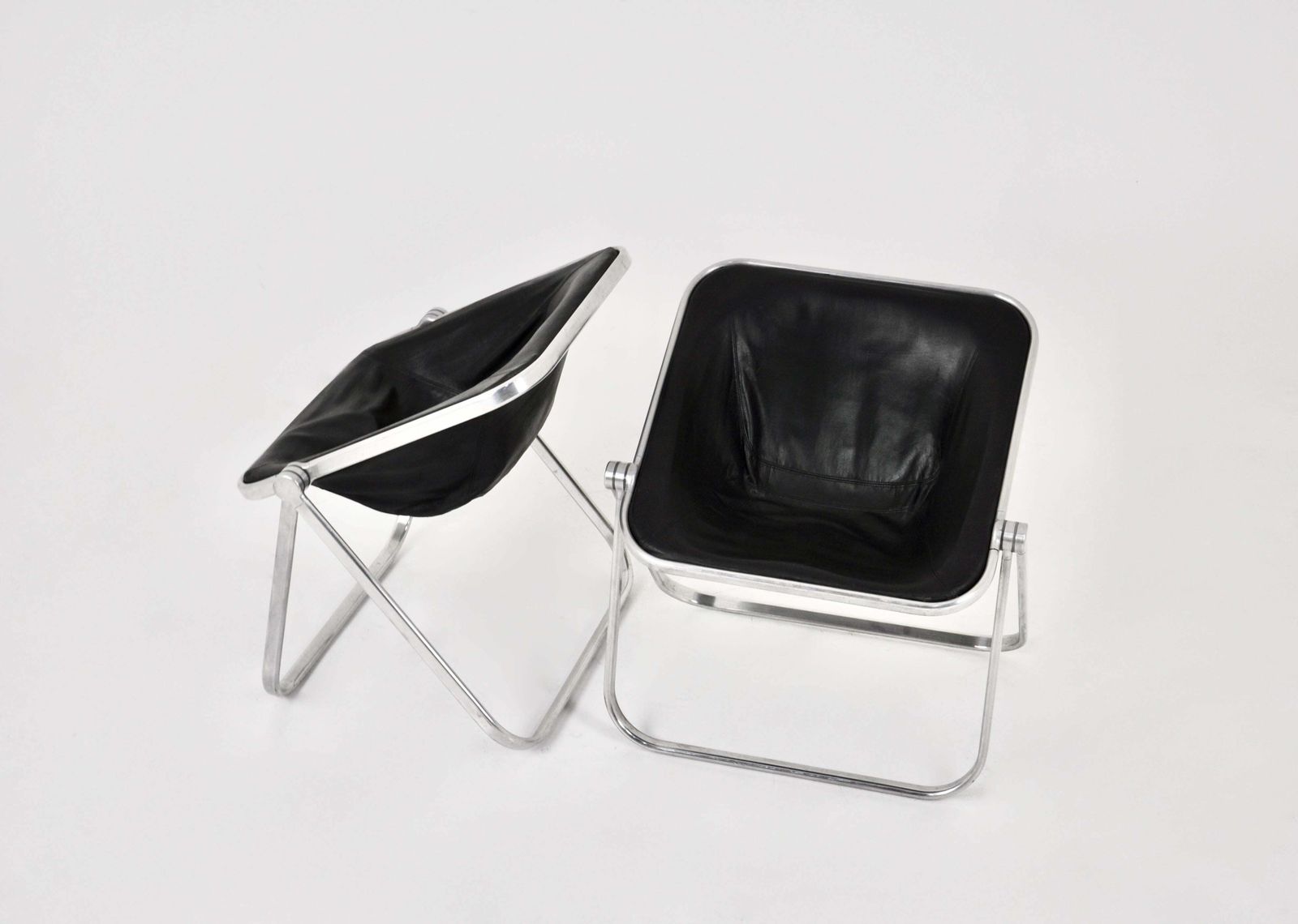 Plona Desk Chair By Giancarlo Piretti For Anonima Castelli 1970s, Set Of 2 photo for sale